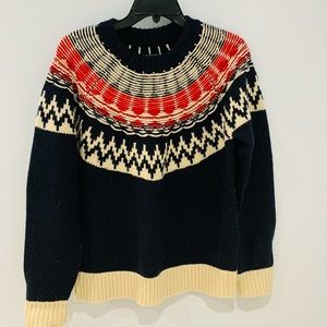 Roots Ladies Fair Isle Sweater- S/M